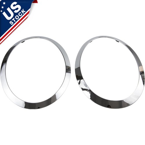 Front chrome headlight trim - 2x,