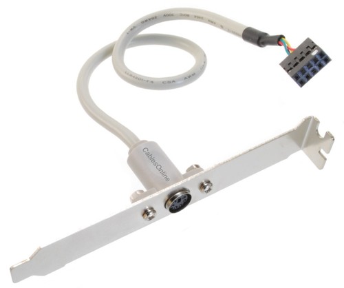 Mini din 6pin female to - female,